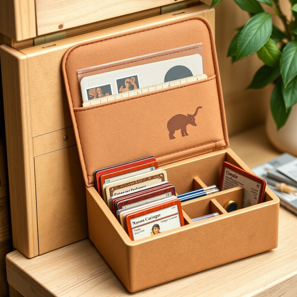 Kártyavédő hüvelyek és szervezők különböző társasjáték komponensekhez